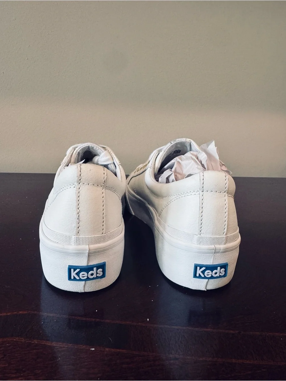 Keds Women's Jump Kick Duo Leather Sneaker Size 9.5